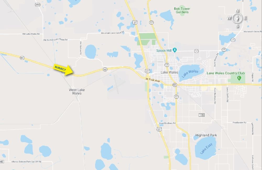 West Lake Wales Commercial Acreage: State Road 60, Lake Wales, FL 33859